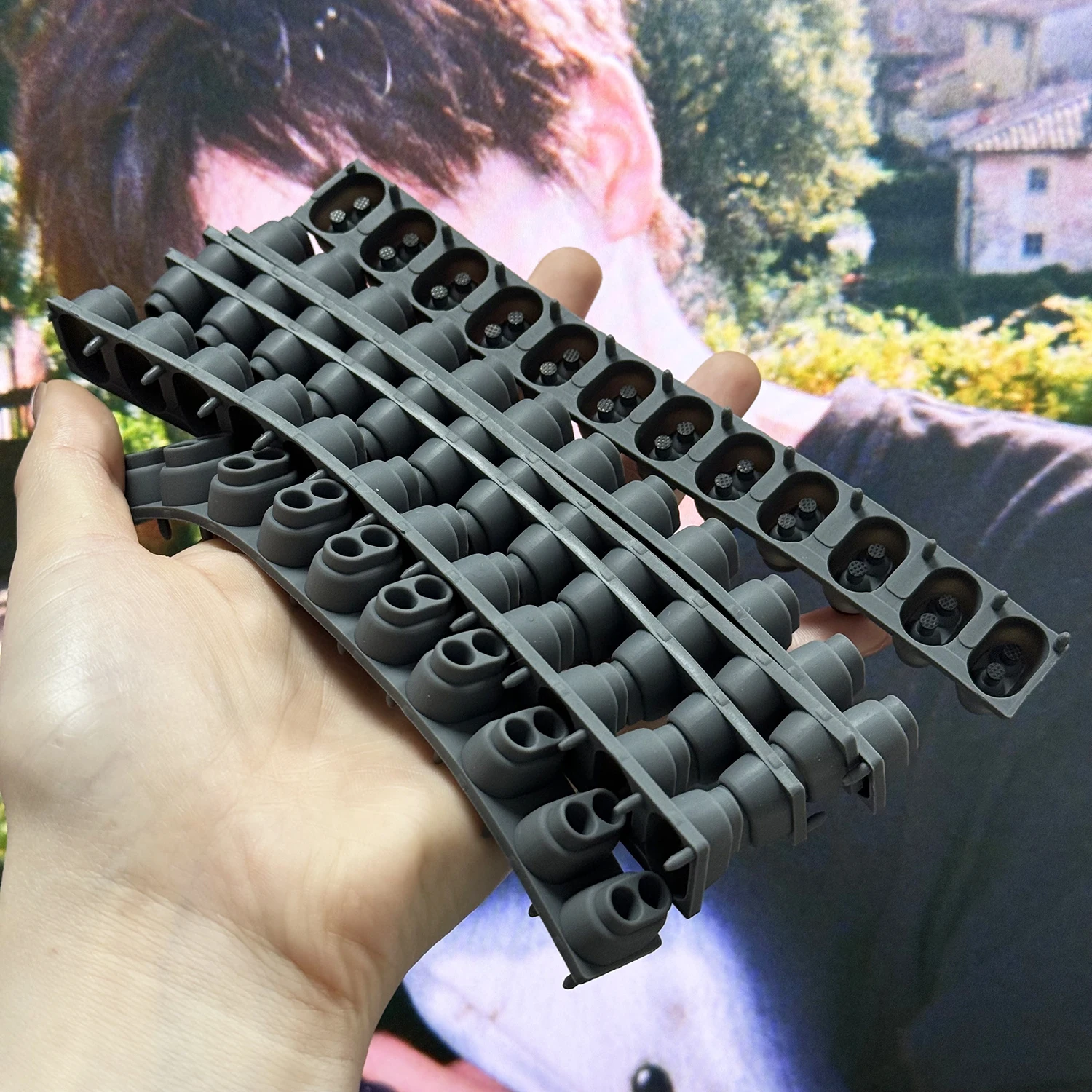 Contacto de Goma Conductora para Teclado de YAMAHA DGX-230 DGX230 DGX 230, Botón D-Pad, 6 Piezas*12 Teclas