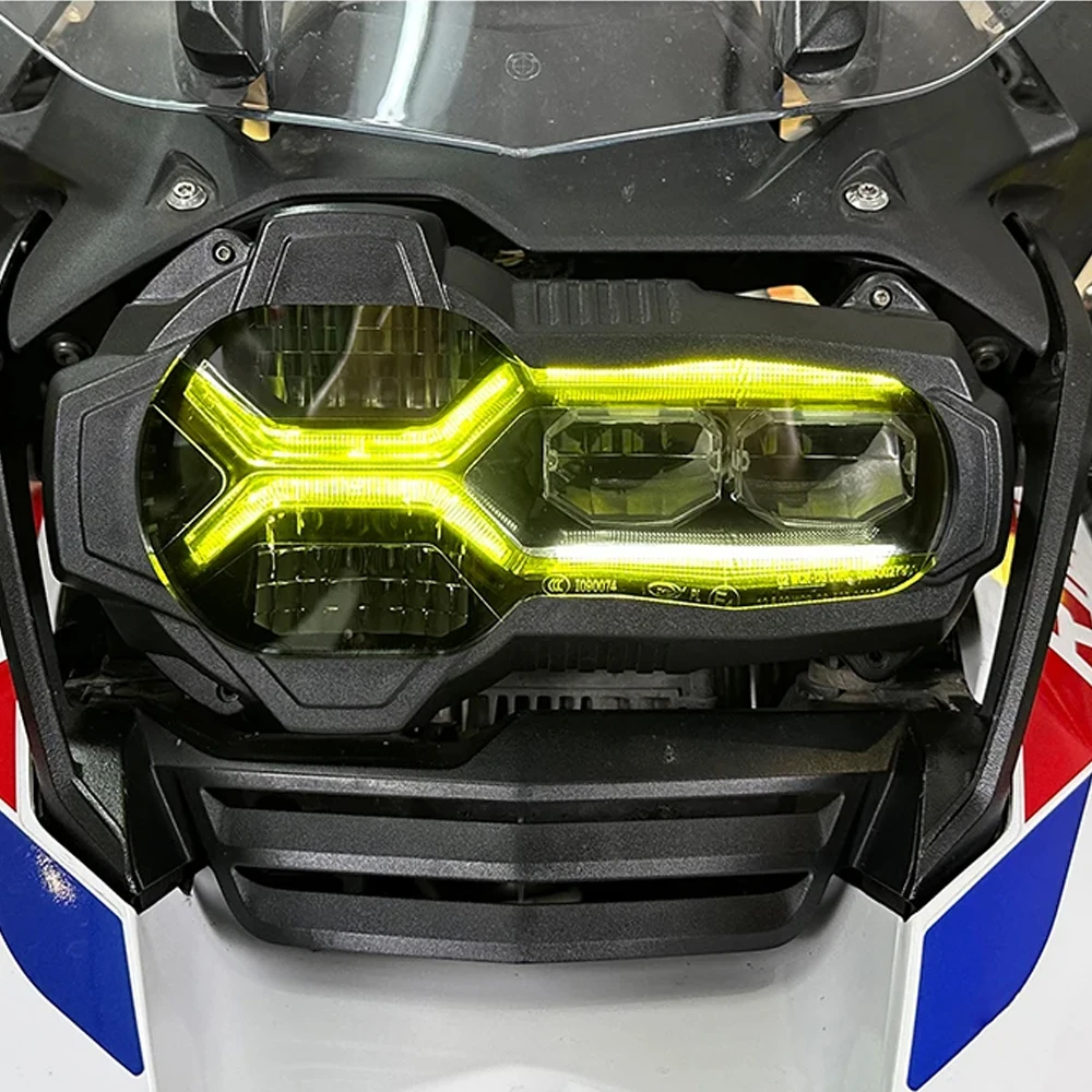 Motocicleta Farol Fluorescente Guarda Lens Cover, Tampa da lâmpada frontal, Acessórios para BMW R1250GS R1200GS LC R 1250 GS Adventure