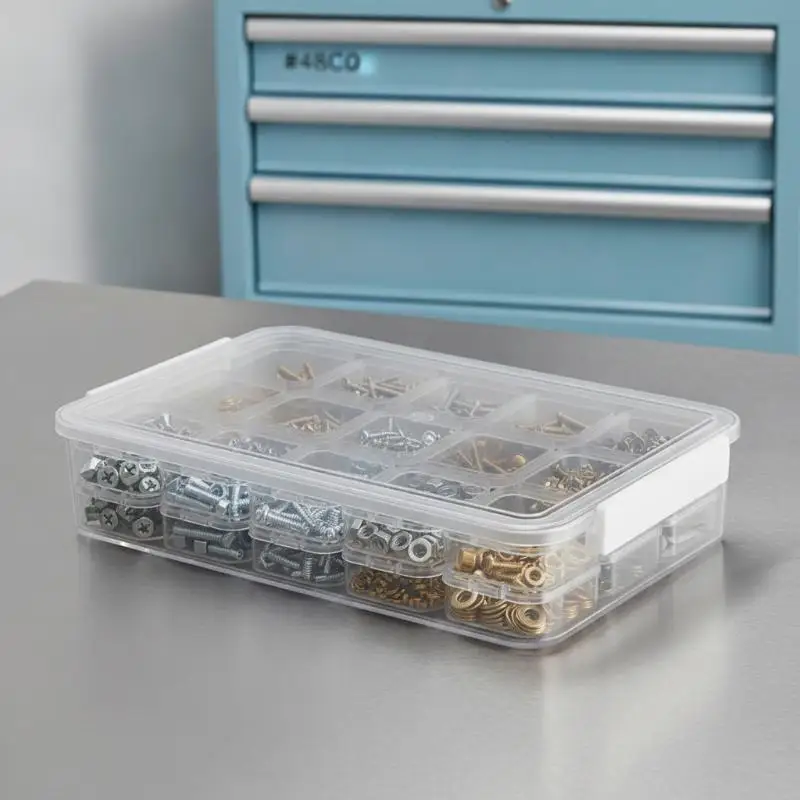 1/20Pcs Clear PP Storage Box Mini Waterproof Plastic Container for Jewelry Beads Pill Small Item Storage