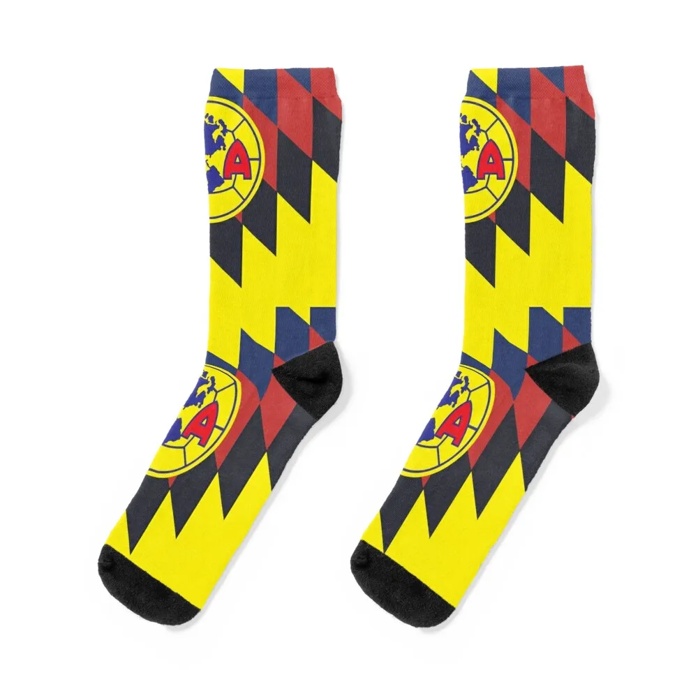 

Club America Socks bright garter funny gift christmas gift hip hop Designer Man Socks Women's