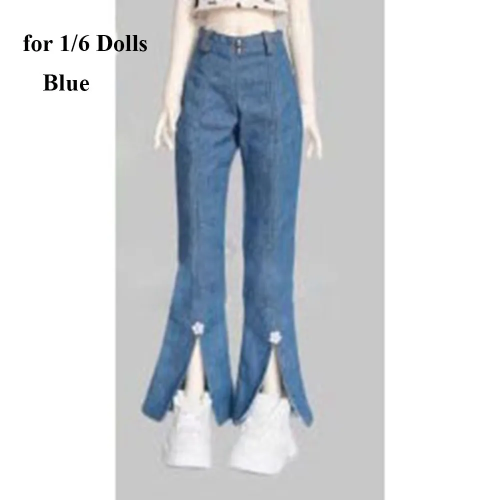 

New Casual Wear Bell-bottoms Jeans Pants Cute Elegant Trousers Mini DIY Accessories Clothes for 1/3 1/4 1/6 30/45/60cm