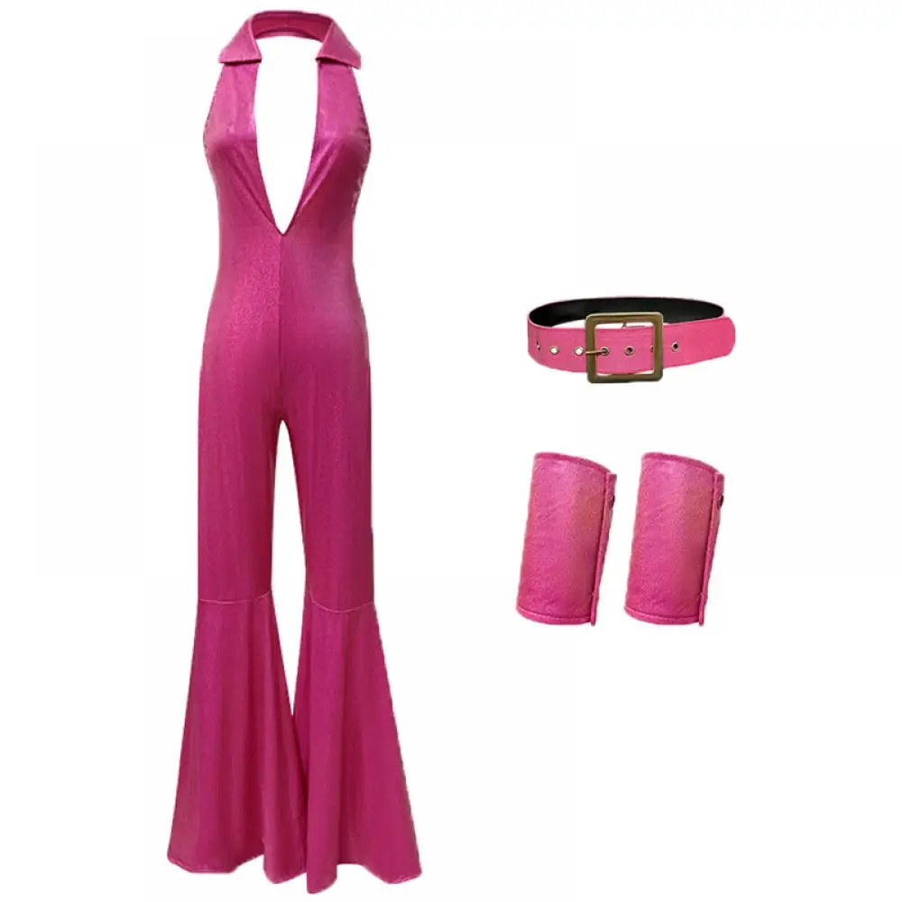 Body Hippie Années 70 Sexy avec Ceinture – photo 7