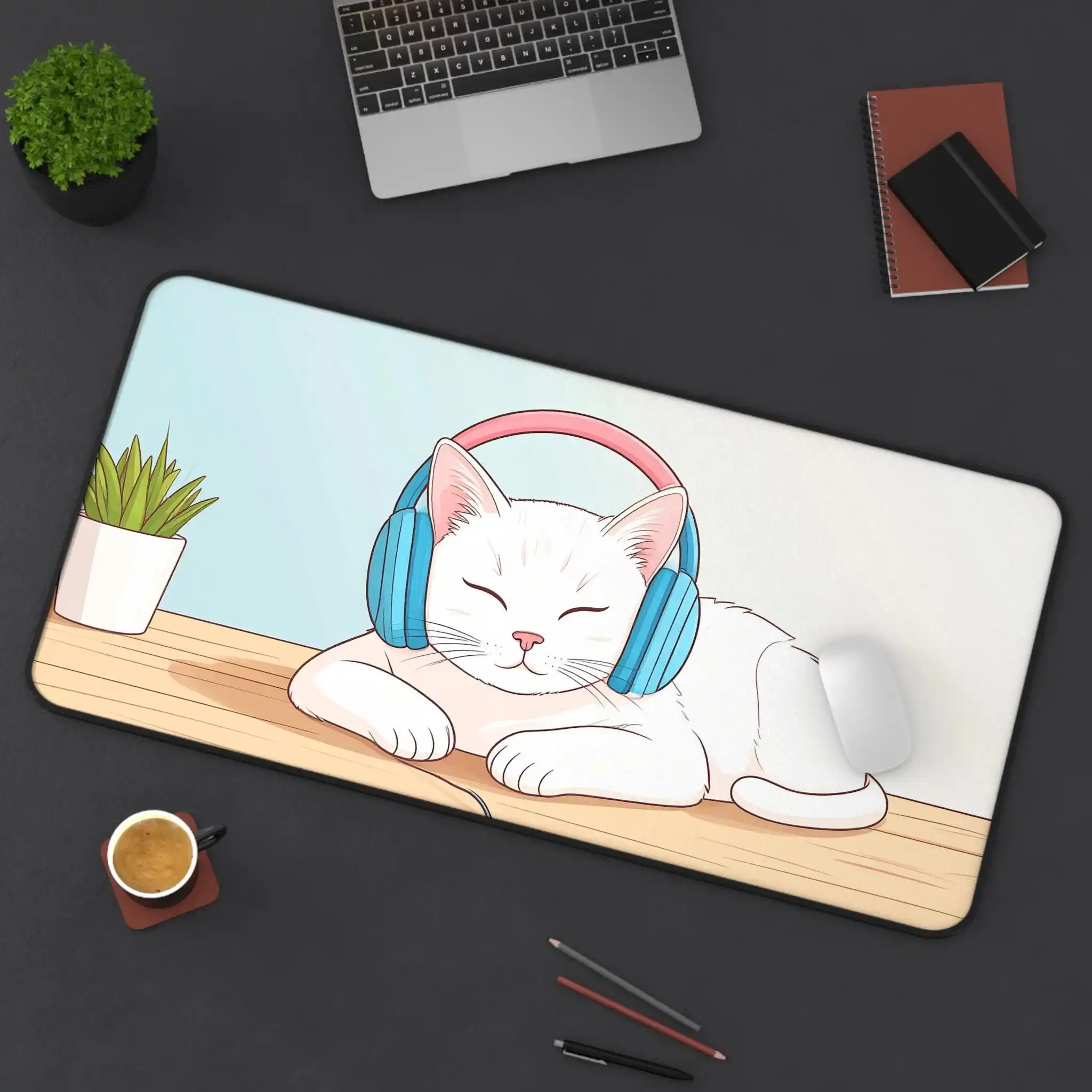 

Comfortable Cat Mouse Pad, Non-slip Waterproof Mouse Pad,XXL Office Gaming Desk Decoration Pad, Perfect Gift for Friends