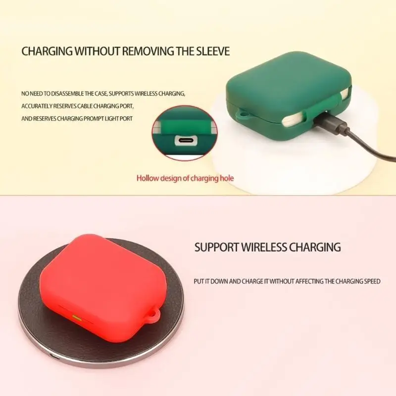 

31BA Flexible Soft Silicone Protector Case Housing For Buds Air 7 Earbud Shockproof Cover Scratch Resistant Sleeve Daily Use