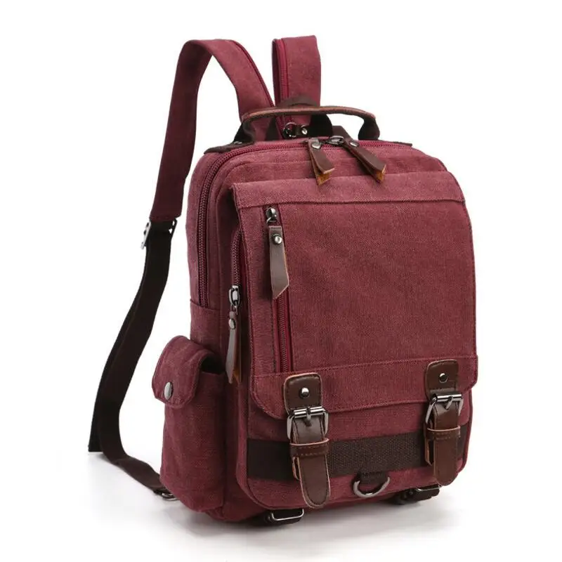 Best Selling New Retro Canvas Backpack Casual Ol Men And Women Shoulder Bag Large Capacity Wear-Resistant Travel Bag Laptop Bags