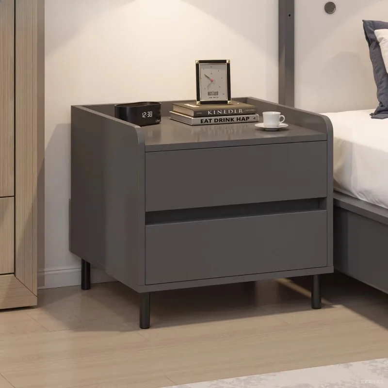 Mesa de noche moderna para dormitorio, gabinetes de café móviles, librero, organizador de almacenamiento de lujo, mesita de noche, Muebles modernos para Hotel