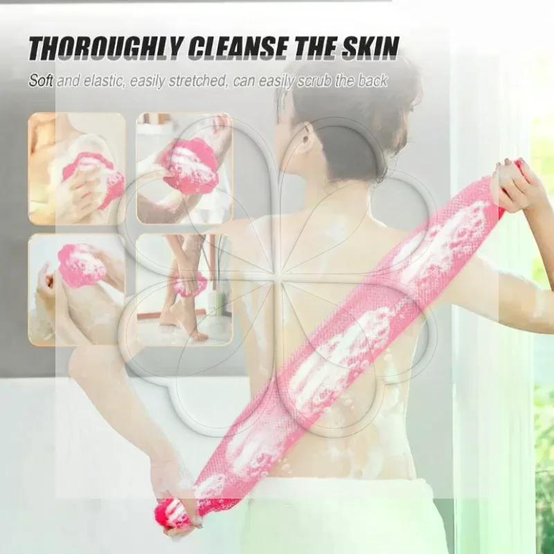 Beauty Skin Exfoliating Cloth Washcloth Japanese Body Wash Towel Nylon Bath Towel Skin Polishing Towel Scrubber
