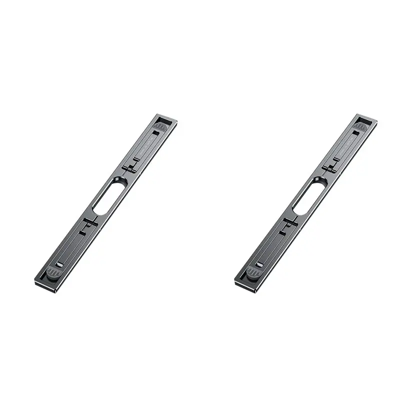 Superior-2X Aluminum Vertical Laptop Stand For Air Pro Adjustable Holder Riser Foldable Portable Notebook Stand Gray