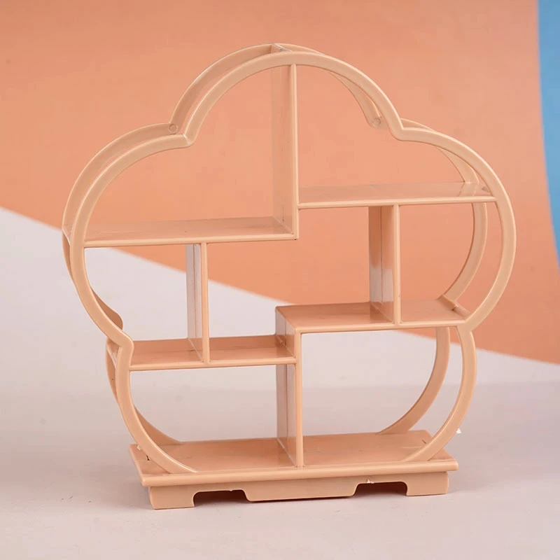 Estante vacío en miniatura para casa de muñecas, soporte de exhibición pequeño, estante de almacenamiento, modelo de decoración para el hogar, accesorios para casa de muñecas, 1:12