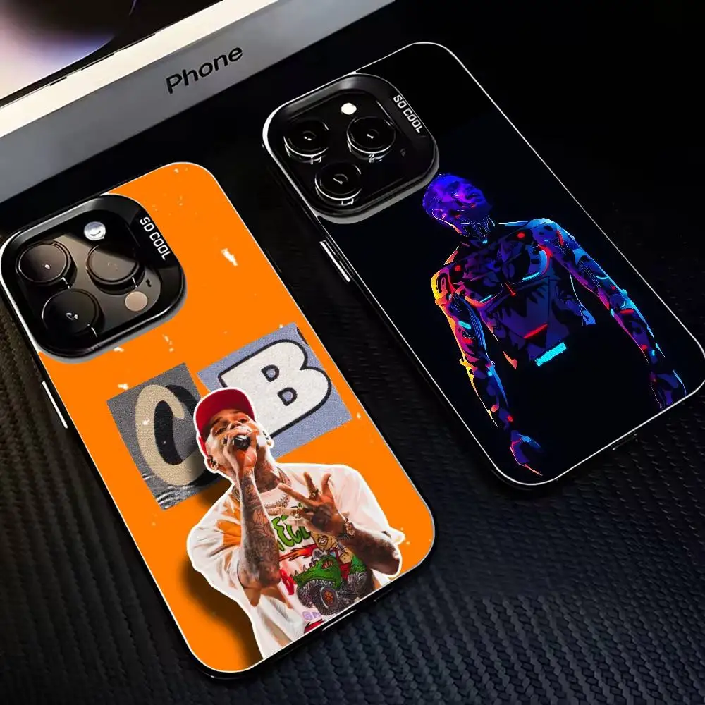 

Rapper Chris Brown 11 11 Phone Case For iPhone17,16,15,14,13,12,11 Plus,Pro Max Black Matte Shockproof Cover