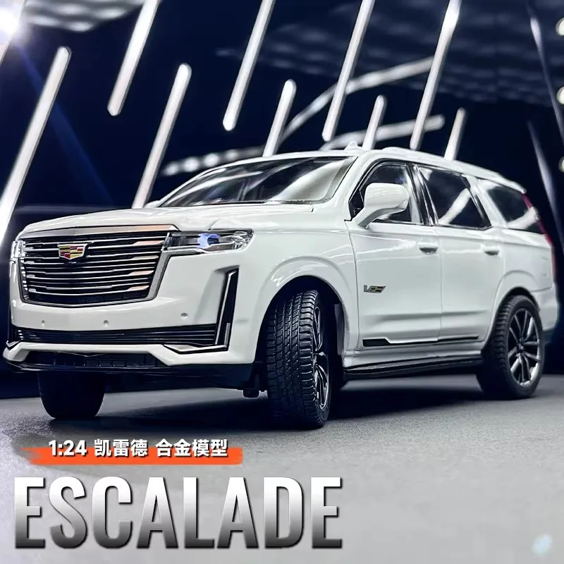 

1:24 Escalade SUV Alloy Car Diecast Metal Model Collect Hobby Model Ornaments Gift For Friend Boy Display Ornament