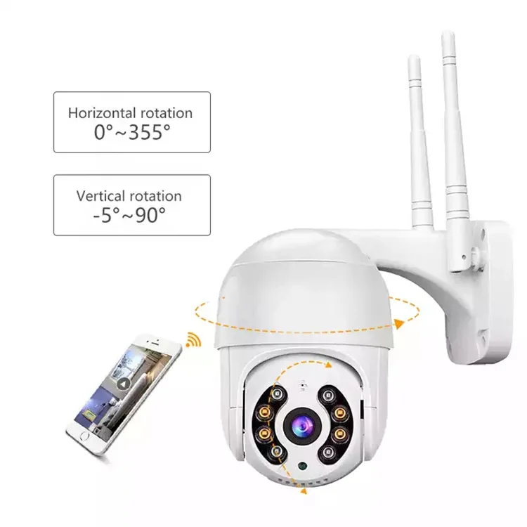 2MP 1080P YCC365/ Yoosee Full Color Night Vision PTZ IP Dome Camera  AI Humanoid Auto Tracking Home Security CCTV Baby  Monitor