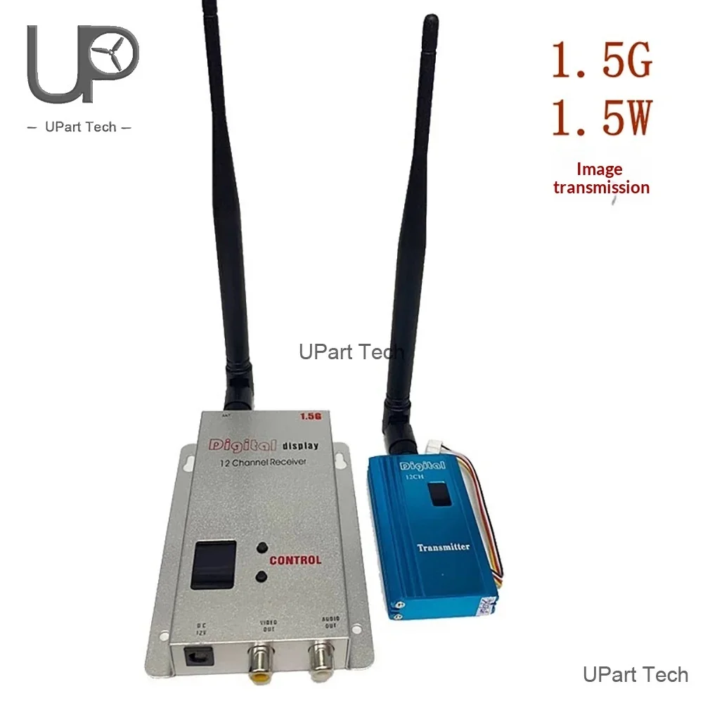 

2,4G 1,5 Вт 10-канальный беспроводной AV-отправитель ТВ аудио-видео передатчик приемник аналоговый VTX CVBS для FPV квадрокоптера дальнего действия RC Drone