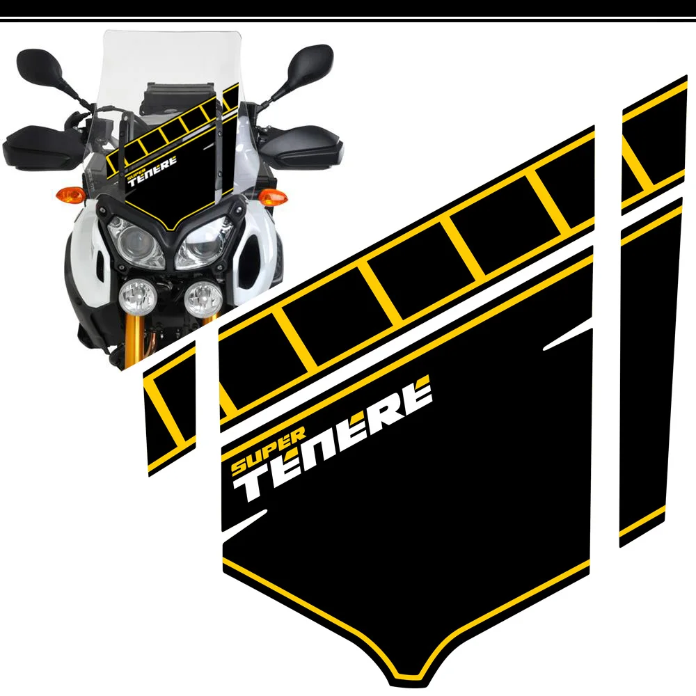 For YAMAHA TENERE XT 1200 Z 1200XT SUPER Luggage Trunk Tank Pad Protection Stickers Windshield Windscreen 2010 2011 2012 2013