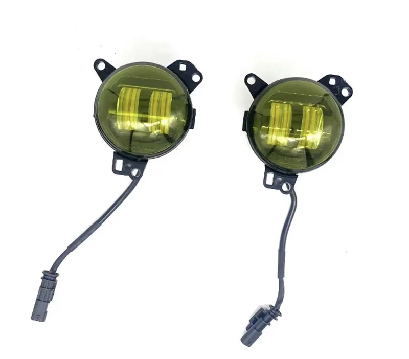 Led golden eye Fog Light for Land Rover Defender 110 2020-2024 car Fog Light Lens Daylight running Lamp