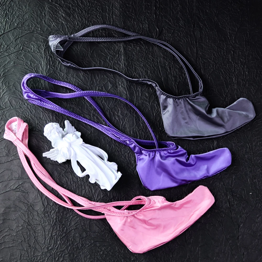 Thongs Men's Underwear Tangas String  Male G-string Pouch Tangas Smooth Comfy Micro Underpants Fits Snugly jockstrap men