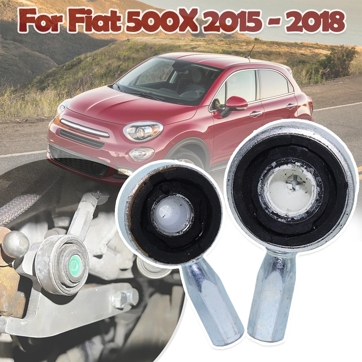 Manual Gearbox Shift Cable Linkage Bushing For Fiat 500X15-2018 Doblo Punto Repair Kit Shifter Lever Selector Connect Both End