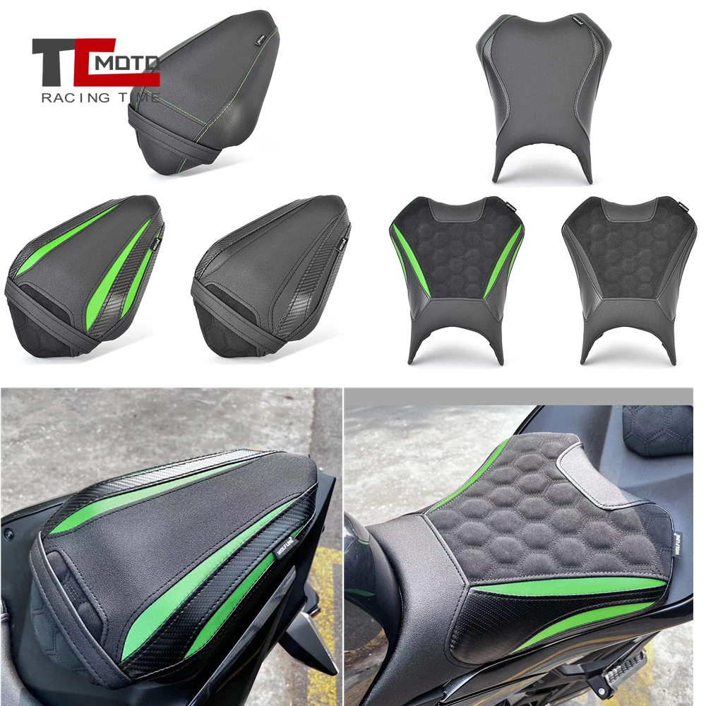 Ninja 500 Z500 Front Fahrersitz Für Kawasaki Ninja 500 Z500 Z 500 2024-2025 Motorrad Passagier Solo Hinten Sitzkissen pad