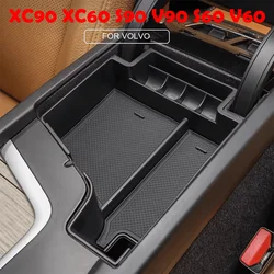 ABS Car Center Console Armrest Box Storage Tray Holder For Volvo XC90 XC60 S90 V90 S60 V60 Organizer Container Accessories