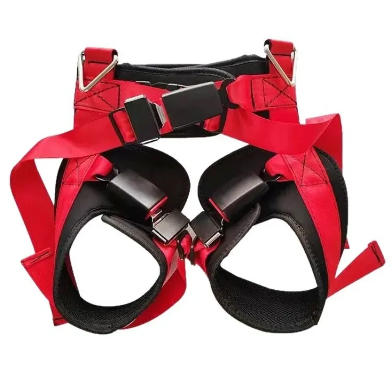 Large steel frame bungee jumping seat belt, children's bungee jumping bed accessories