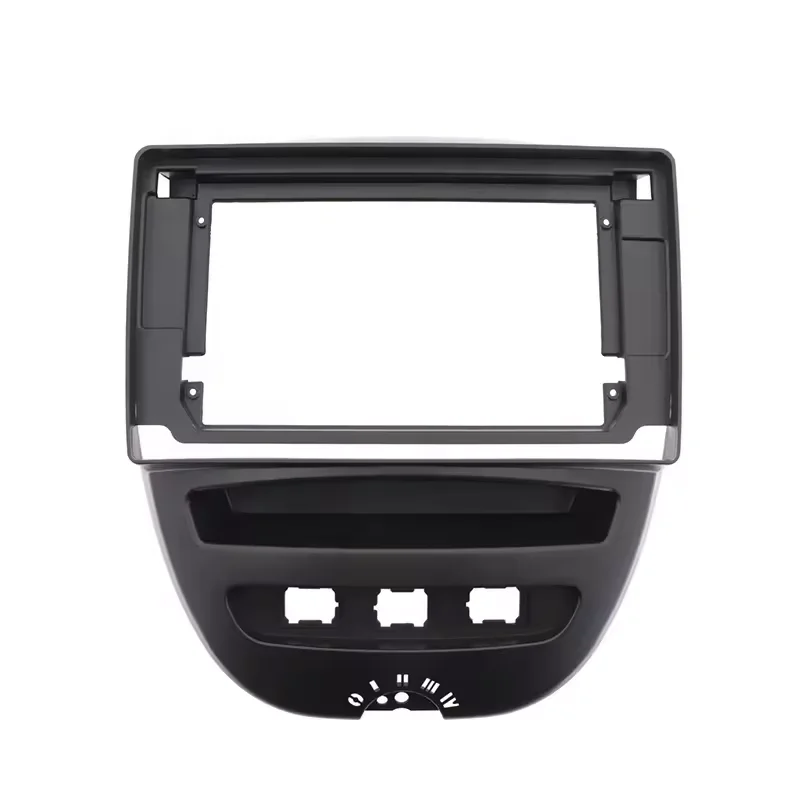 2 Din Car Radio Frame for Toyota Aygo Citroen C1 Peugeot 107 2005-2014 Fascia Dash Kit DVD Radio Panel Stereo Cover