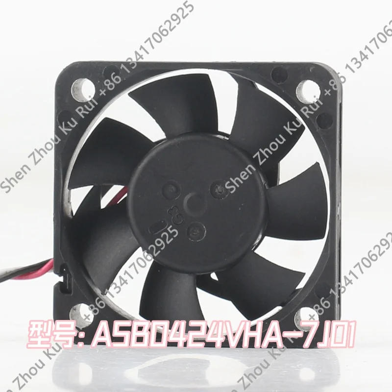 Cooling Fan Delta 12V 48V AC EC 4010 4CM 40X40X10MM Printer Inverter Double Ball Bearing Miniature ASB0424VHA-7J01 DC 24V 0.16A