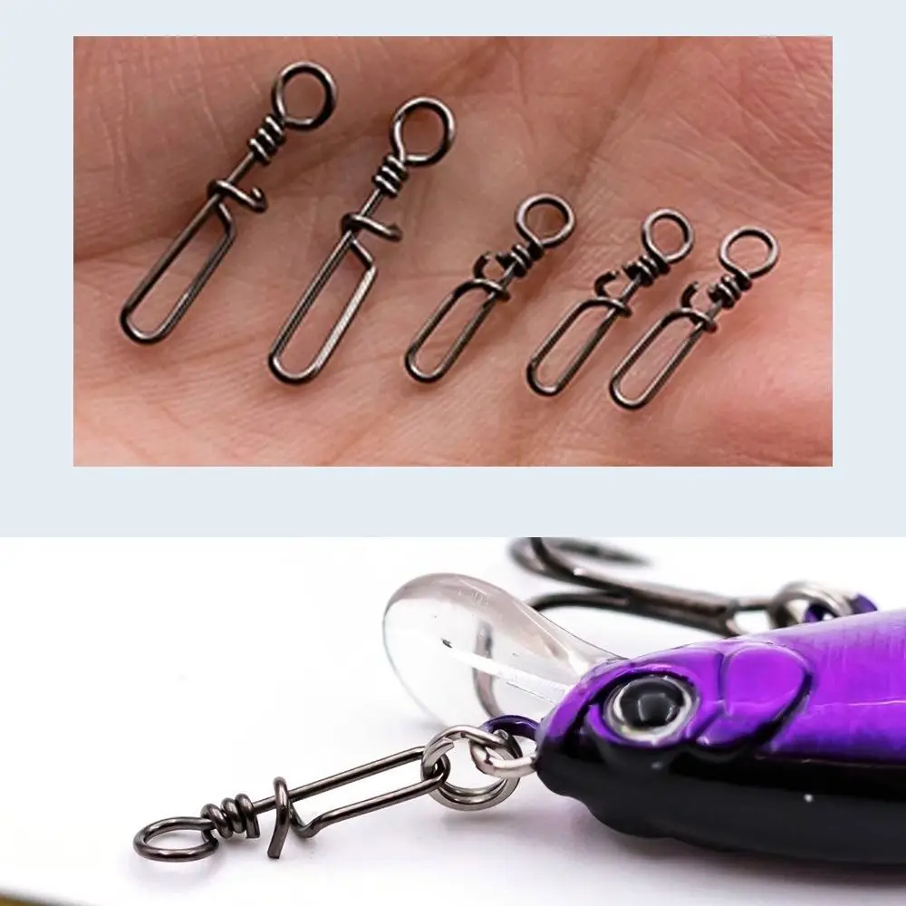 50pcs Pack Stainless Steel Coastlock Snap Durable Construction Quick Change Design Fishing Clip Snap Corrosion Resistant