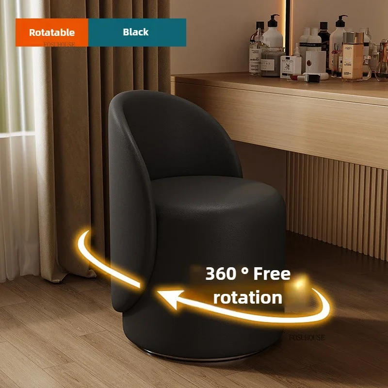 Black-PU-Swivel