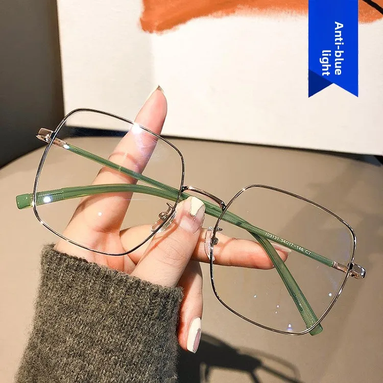 nouveau-kit-cerise-metal-grand-cadre-plat-lunettes-cadre-myopie-lunettes-de-prescription-faionable-visage-nu-lunettes-cadre