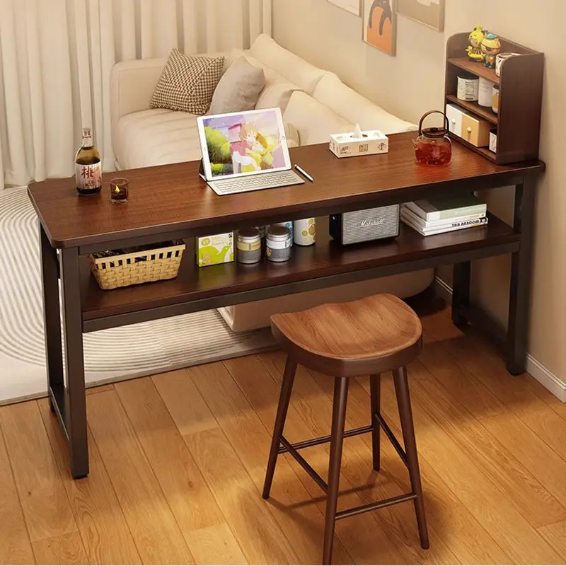 

*/*Table Small Household Living Room Against The Wall Low Bar Balcony Bar Long Narrow Table Computer Table