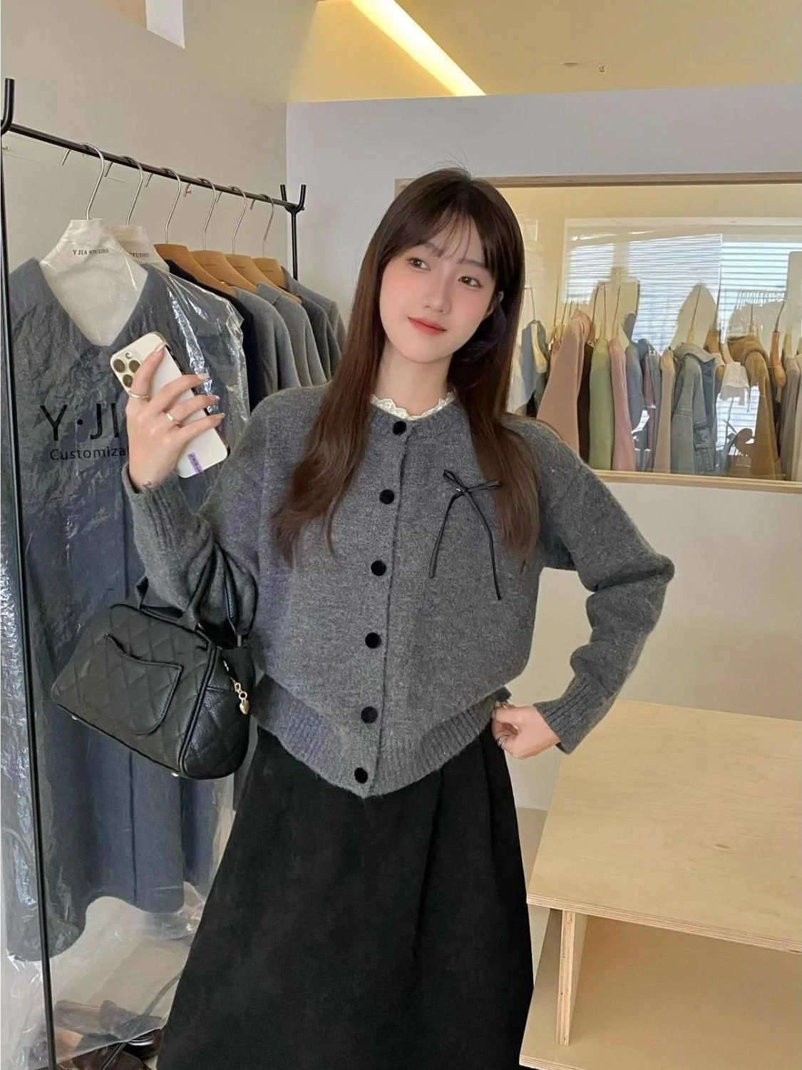 

Мягкий уютный вязаный свитер с длинными рукавами, женская кофта-кардиган, верхняя одежда для осени и зимы, повседневный стиль