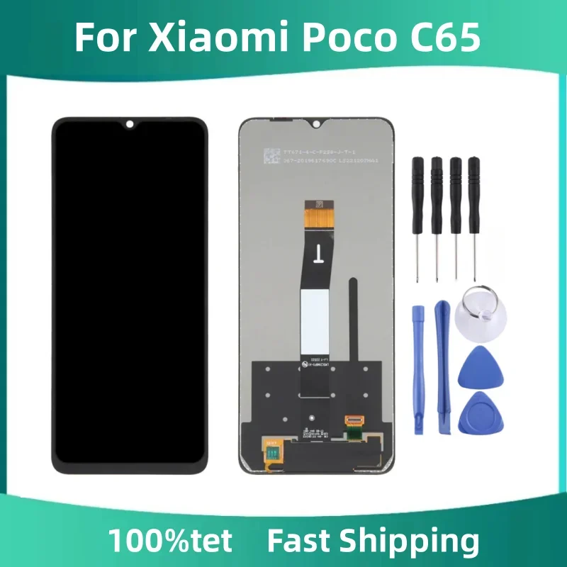 

6.74'' For Xiaomi Poco C65 LCD Display Touch Screen Digitizer Assembly Parts