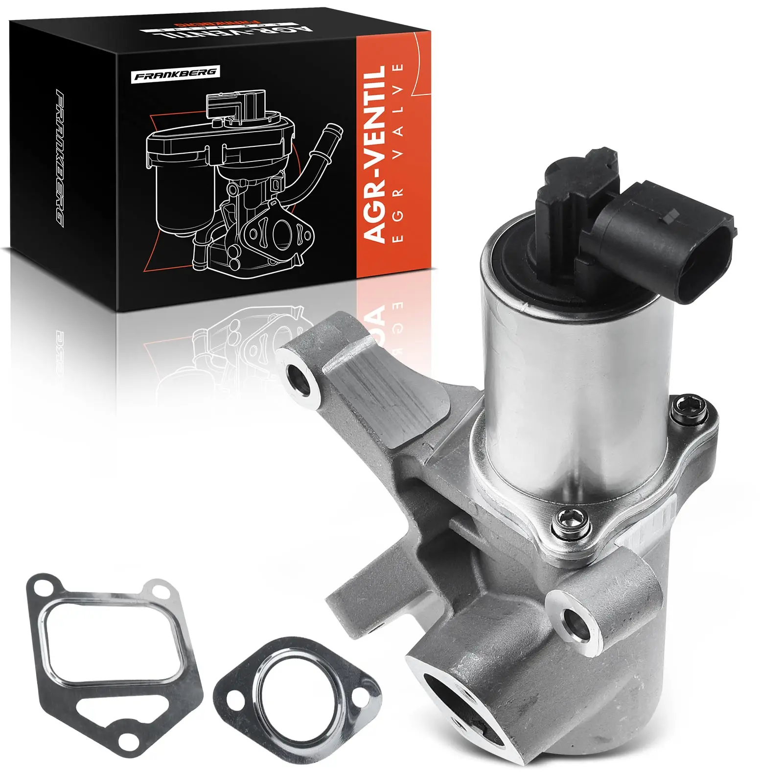Frankberg 1x AGR klep uitlaatgasrecirculatieklep voor Ssangyong Actyon Sports I Kyron Rexton/Rexton II 6651400560 A6651400560