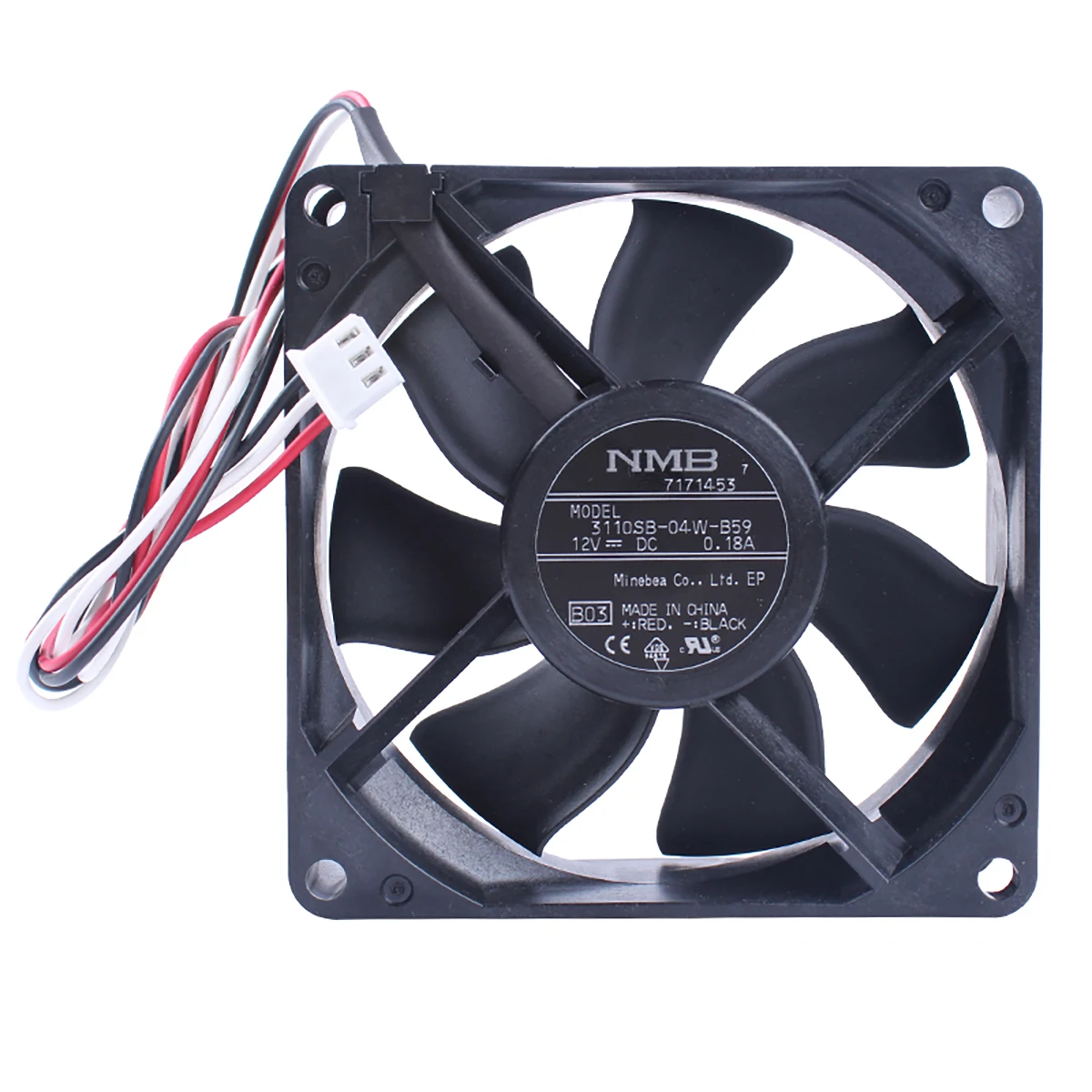 

3110SB-04W-B59 12 В 0,18 А 8025 Вентилятор охлаждения проектора с двумя шариками