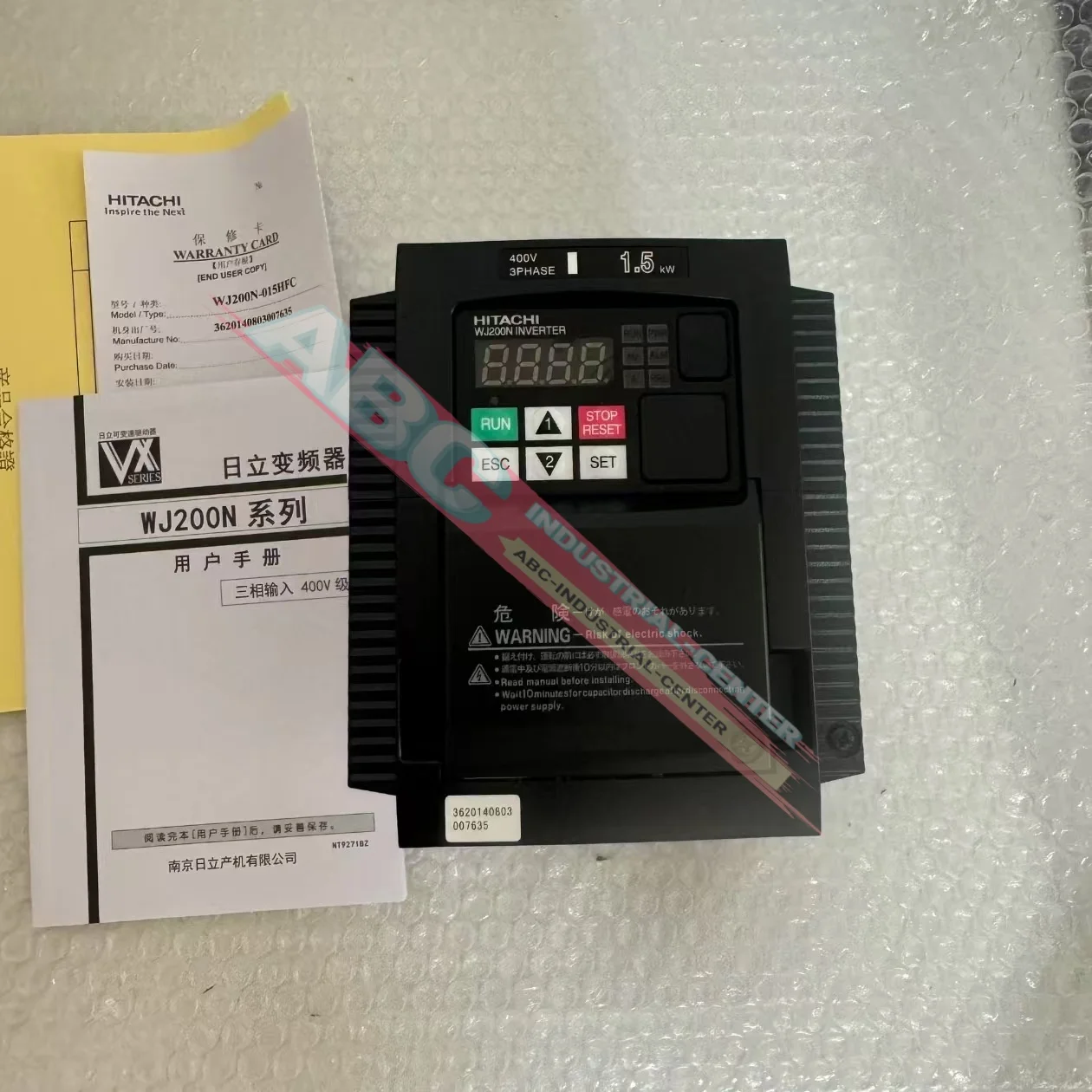 인버터 새로운 원본 WJ200N-015HFC 1.5KW