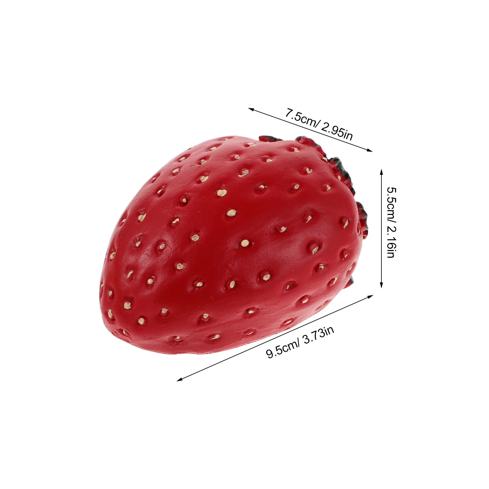 في الهواء الطلق صندوق مفاتيح مخفي الفراولة على شكل الراتنج حديقة مفتاح إخفاء مانعة لتسرب الماء تخزين آمن لتزيين ساحة الشرفة