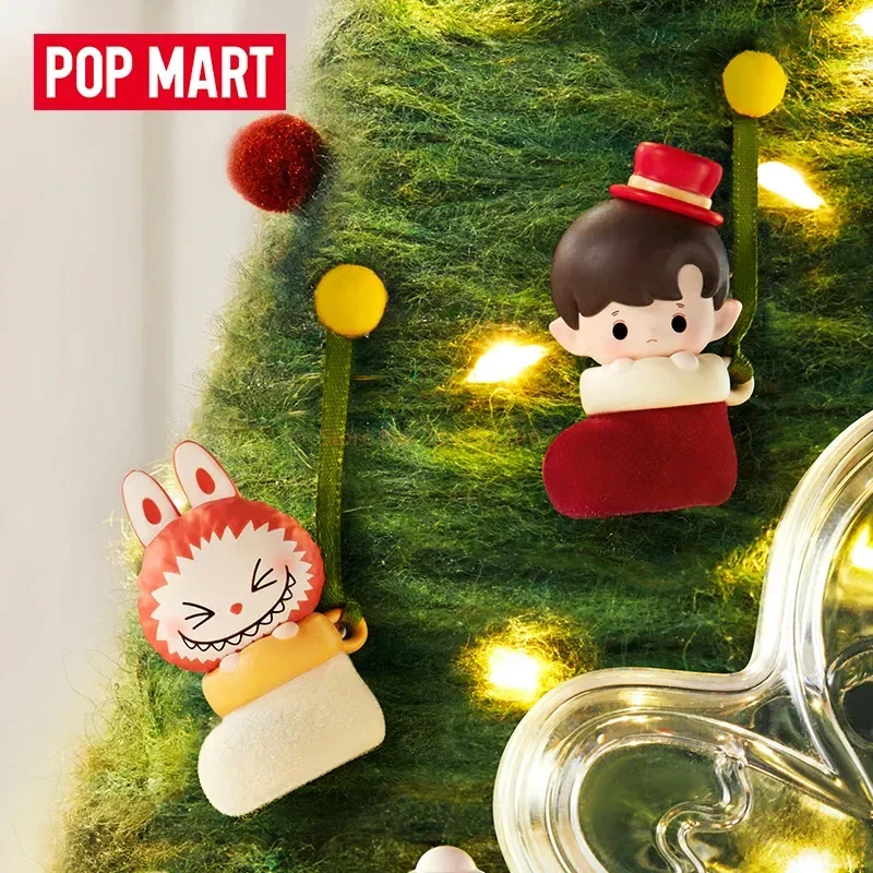 New Authentic Cute Grain Christmas Party Series Doll Pop Bean Bubble Limited Edition Creative Decorative Ornament Gift