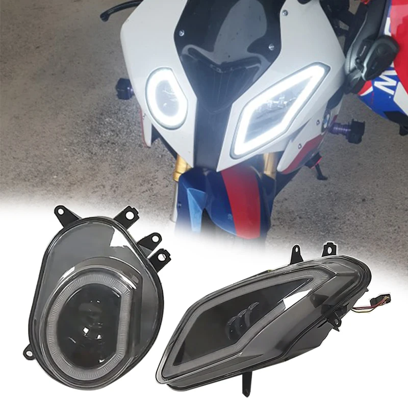 

2pcs Headlamp Housing Hi/Lo Beam Runnning Lights For BMW S1000RR S 1000 RR Motorcycle Replacement LED Assembly Headlight 2009-14