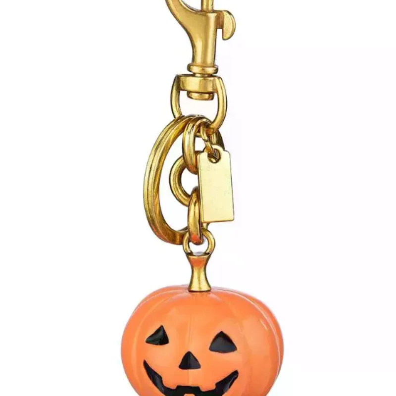Halloween Pumpkin Keychain Keyring Funny Pumpkin Pendant Bag Charms Halloween Party Gifts Decorations For Women Men Kids