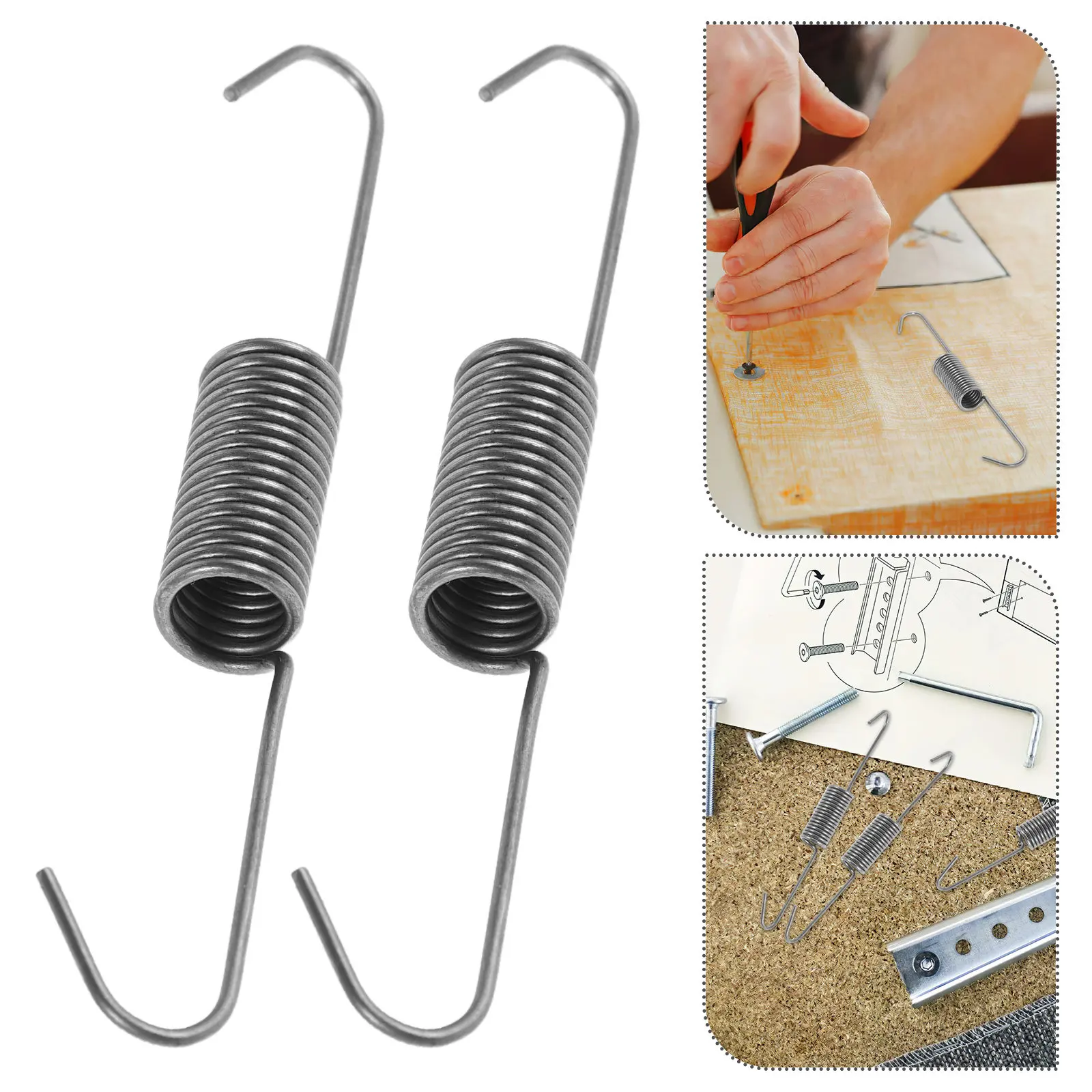 

Набор для ремонта диванов и кресел-реклайнеров, 20 шт., пружины с длинным крюком, удлиненные, диаметр 11 мм, внешний диаметр 1,4 мм