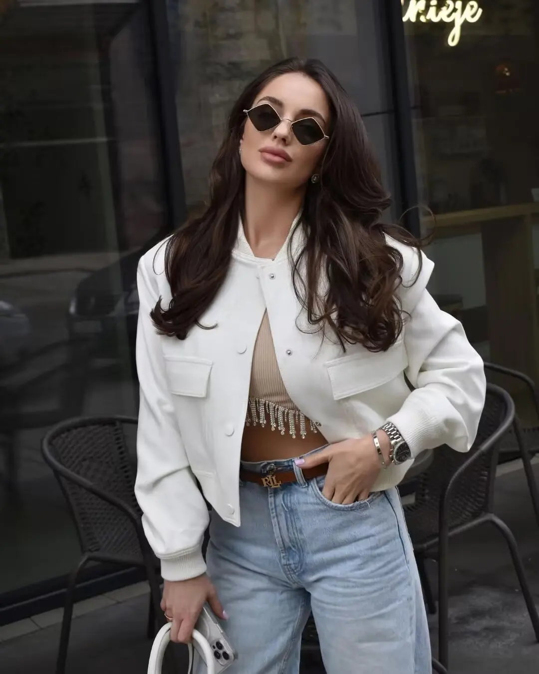 Women's Jackets Spring Female Fashion Solid Bomber Jacket Coats With Pocket Lady Chic Single Breasted Long Sleeves Pilot Jackets
