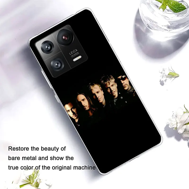 B-Backstreet Boys BSB Soft Clear Luxury For Xiaomi Poco X5 X6 Pro X4 F4 GT X3 F6 F5 F3 F2 F1 M5 M4 M3 Mi Note 10 CC9 Pro Phone