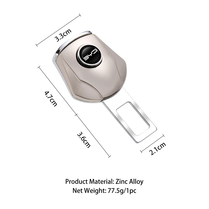 Car seat belt buckle lantern style For BYD M6 G3 G5 T3 13 F3 F0 S6 S7 E5 E6 Tang Safety belt accessory