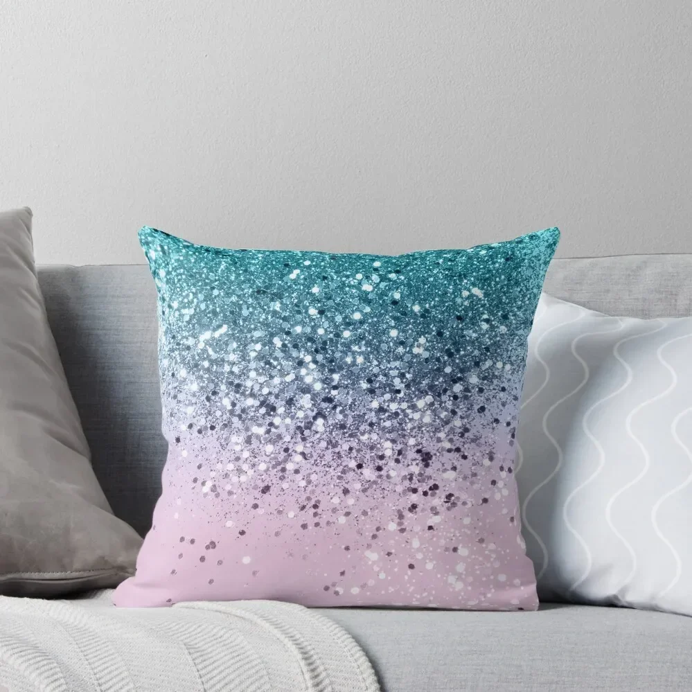 Unicorn Princess Glitter #2 (Photography - Faux Glitter) #pastel #decor #art Throw Pillow Luxury Pillow Cover Pillow