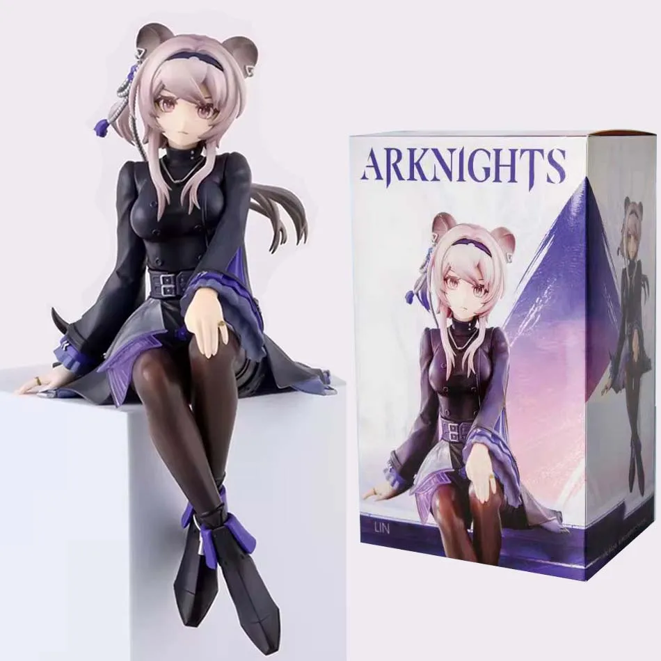 Original FuRyu Noodle Stopper Figur Arknights Lin Anime-Figur Actionfigur Modell Figuart Dekoration Geschenk