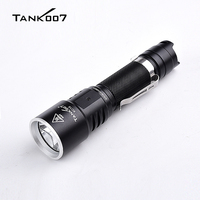 TANK007 High Power 10W LED Flashlight 265M 1000LM Rechargeable Outdoor Waterproof Multi-mode Light Pocket Clip Torch