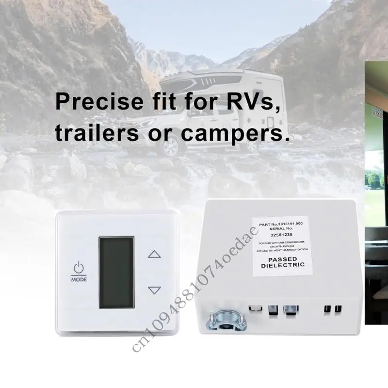 Travel Trailer Climate Box Replacement with Display Panel, Wiring Leads and Mounting Parts 3316230.000 3316230.700 3316230.714