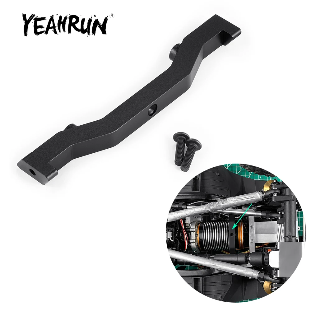 YEAHRUN Aluminum Alloy Chassis Brace Front Lower Frame Support Rod for Axial SCX6 1/6 RC ROCK Crawler Car Upgrade Accessories