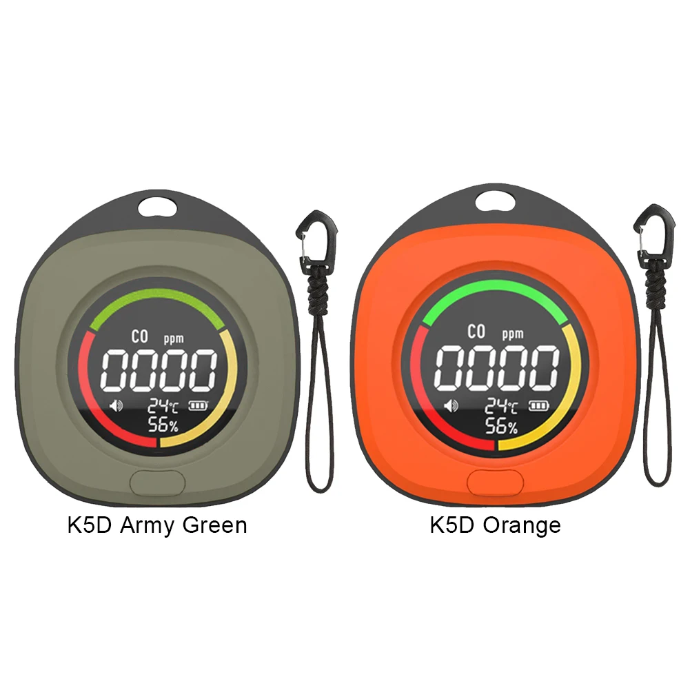 3 в 1 детектор угарного газа 1000 мАч CO монитор качества воздуха детектор CO датчик температуры и влажности для наружного кемпинга автофургона