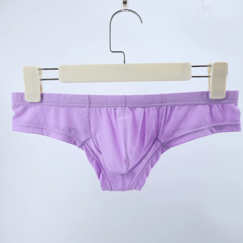 

Sexy Mens Soft Stretchy Half Buttocks Exposed Briefs Low Rise Panties U Convex Pouch Underwear Gay Sissy Lingerie Underpants